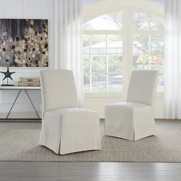 Clare Slipcover Dining Chair, 2-pack