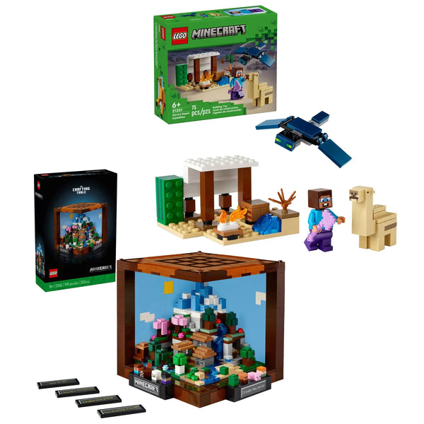 LEGO The Crafting Table and Steve's Desert Expedition Bundle