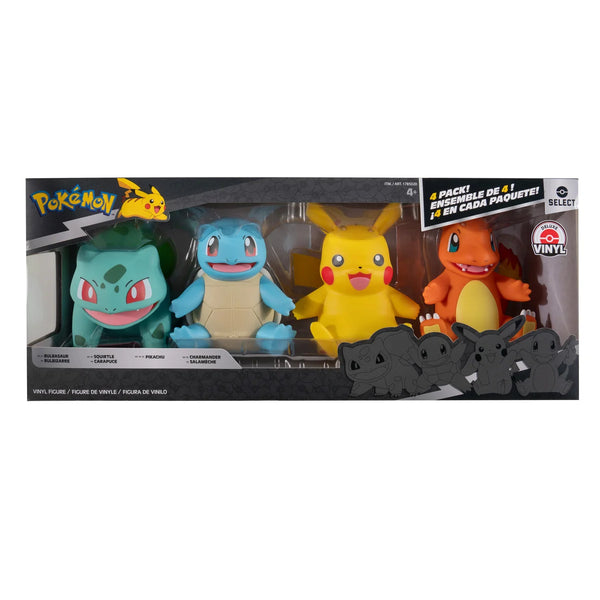 Pokémon Vinyl 8" Figure 4-pack