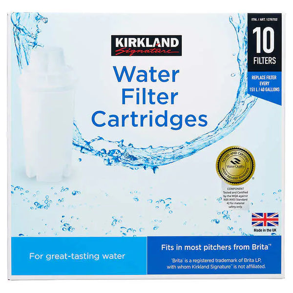 Kirkland Signature Water Filter Cartridge, 10-pack set