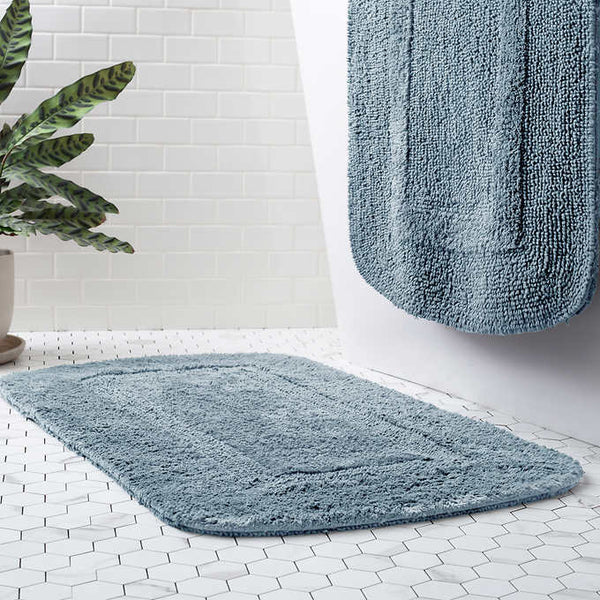 Roozt Home Reverse Tufted Bath Rugs, 2-pack