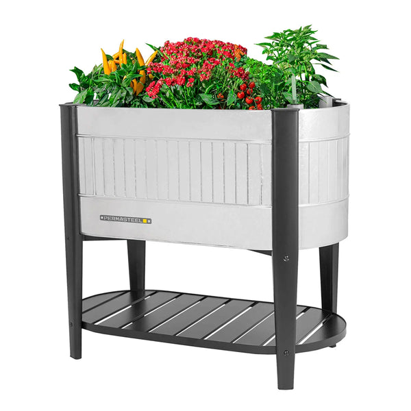 Galvanized Steel Elevated Garden Bed with EnGrow TrueSoil Technology