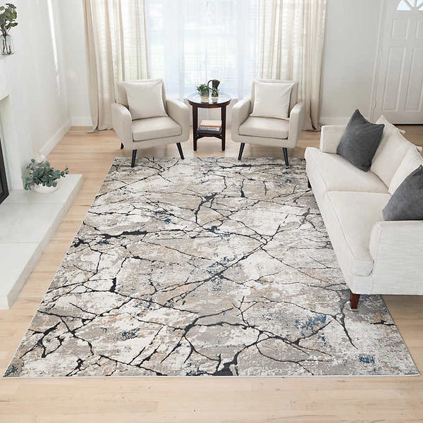 Barmond Area Rug, Dorinda Gray