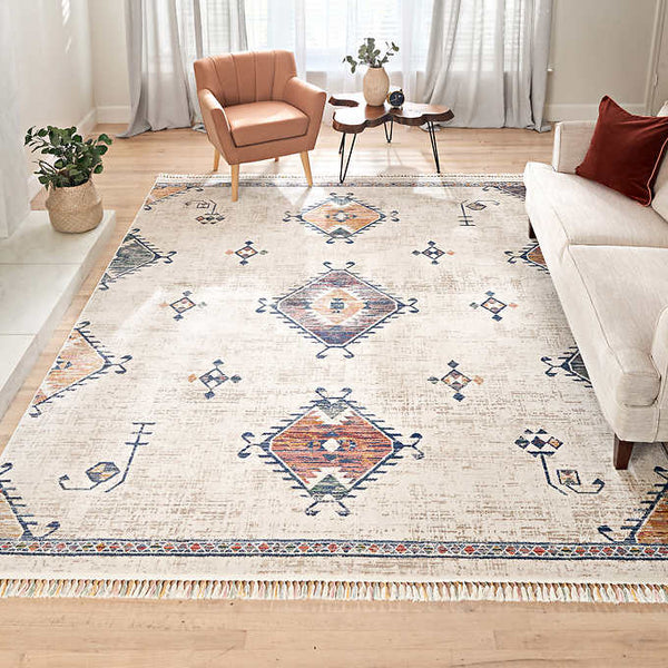 Atrani Area Rug or Runner, Hatra Cream