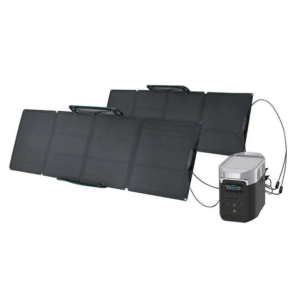 EcoFlow DELTA 2 Portable Power Station with 2-piece 110W Solar Panel