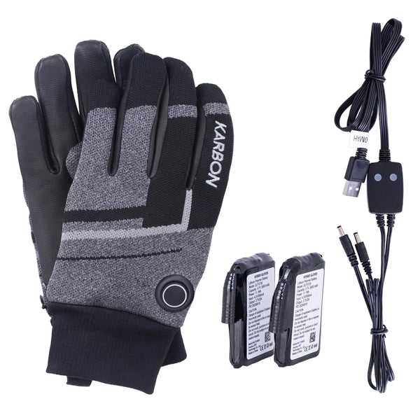 Karbon 3D Knit Heated Gloves