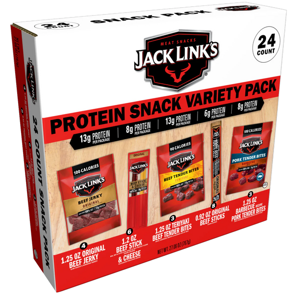 Protein Snack Box, Variety Pack, 24 ct