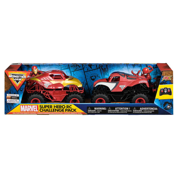 Monster Jam Superhero 1:24 Scale RC, 2-pack