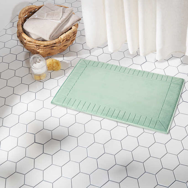 Paramount Ribbed Border Bath Mat