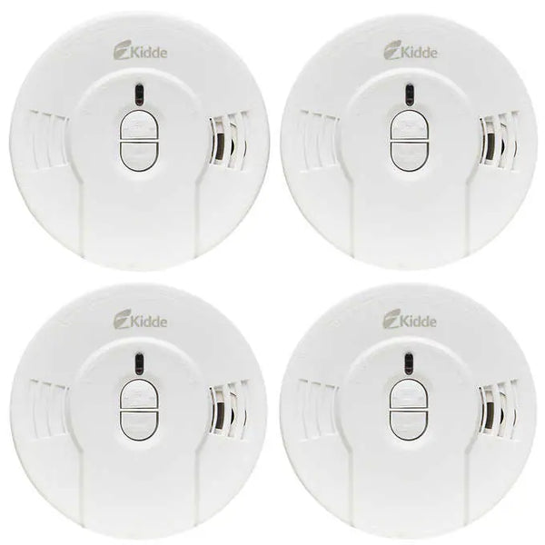 Kidde Battery Operated Smoke Alarm, 4-pack