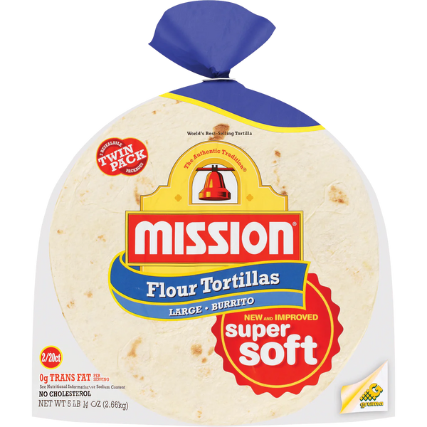 10" Flour Tortillas, 40 ct