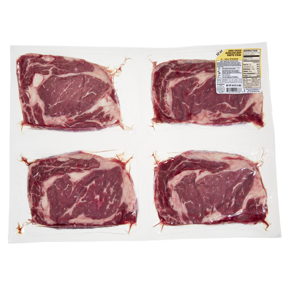 Beef Ribeye Steak, 12 oz, 4 ct