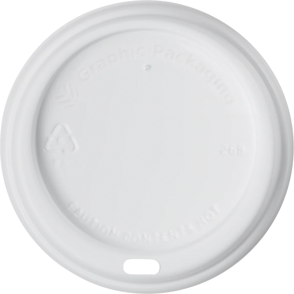 Poly Hot Cup Dome Lids, Soho, 10-24 oz, 600 ct