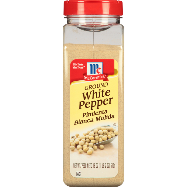 Ground White Pepper, 18 oz