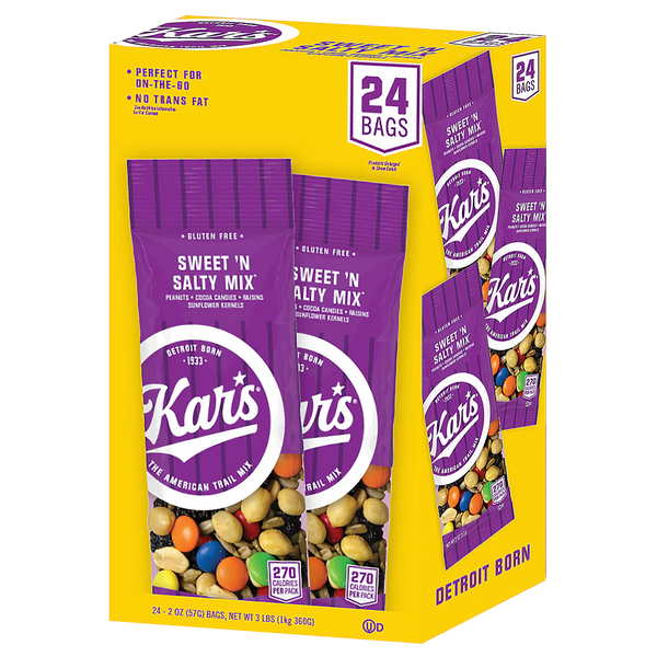 Kar's Trail Mix, Sweet 'N Salty Mix, 2 oz, 24 ct