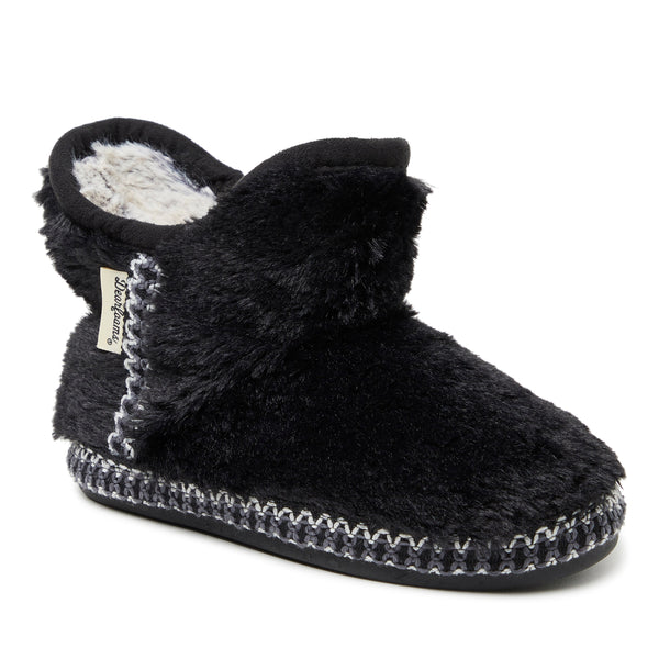 Kid's Charlotte Fuzzy Bootie Slipper