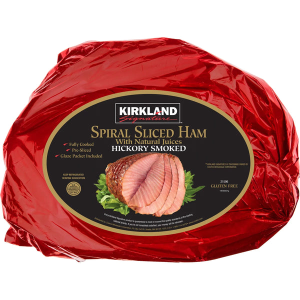 Spiral Sliced Ham, Hickory Smoked, 9 lb avg wt