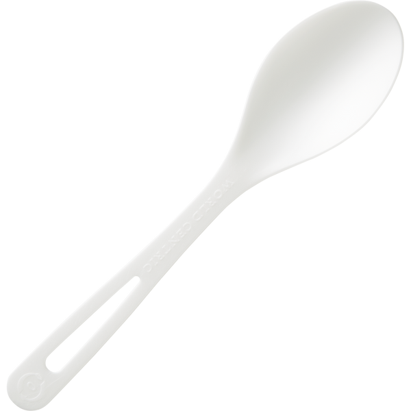 World Centric Compostable Spoon, White, 1000 ct