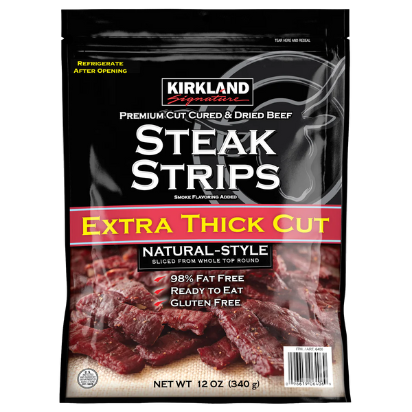 Premium Cuts Extra Thick Steak Strips, Natural, 12 oz