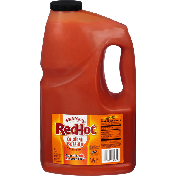 RedHot Buffalo Wing Sauce, 1 Gallon