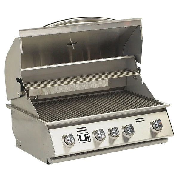 Stainless Steel 30" 4-burner Drop-in Grill