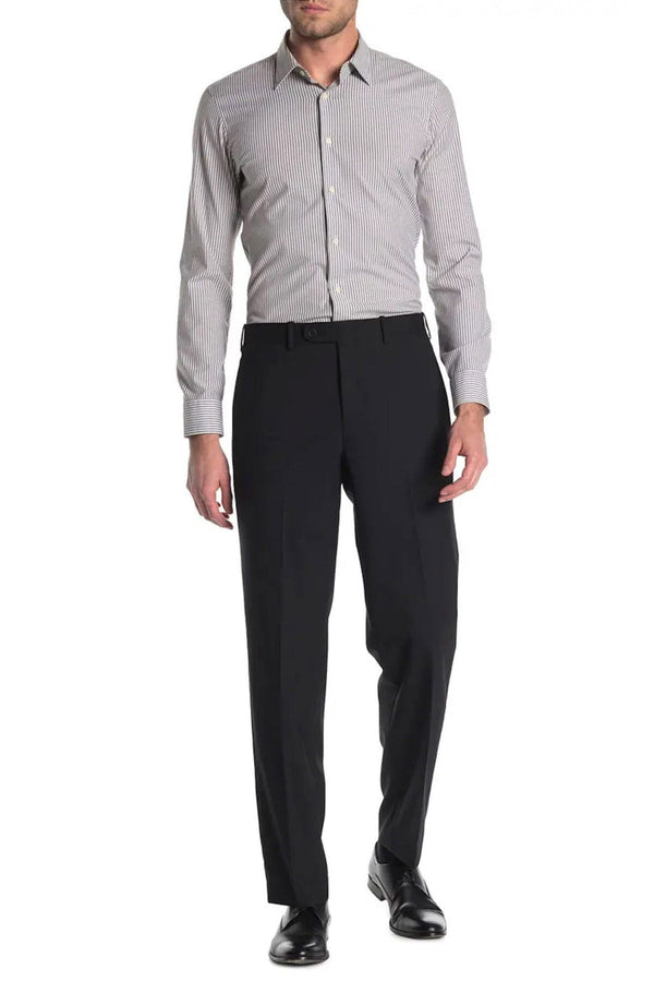 Wool Blend Stretch Dress Pant