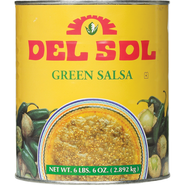 Green Salsa, #10 can, 6 lbs 6 oz