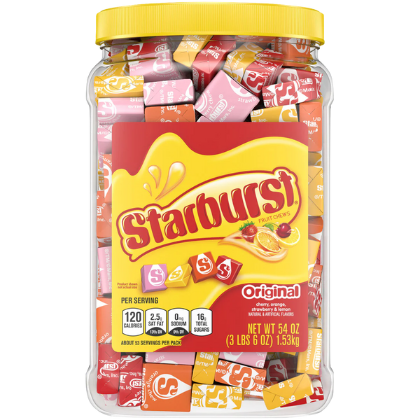 Starburst Chewy Candy, Original, 54 oz