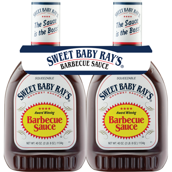 Barbecue Sauce, 40 oz, 2 ct