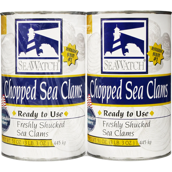 Chopped Sea Clams, 51 oz, 2 ct