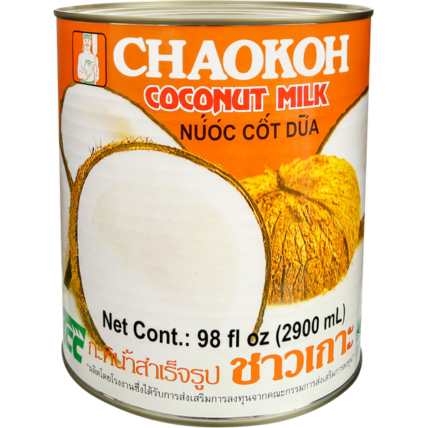 Coconut Milk, #10 Can, 98 fl oz