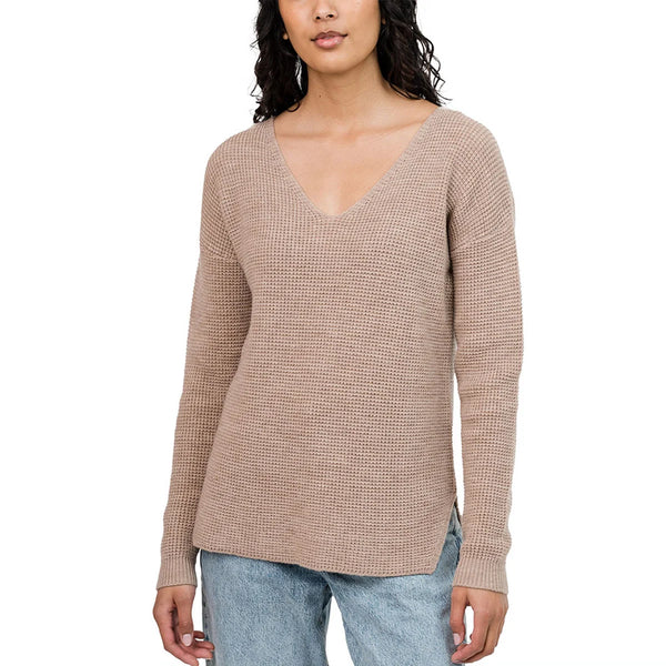 Ladies' Waffle Knit Sweater