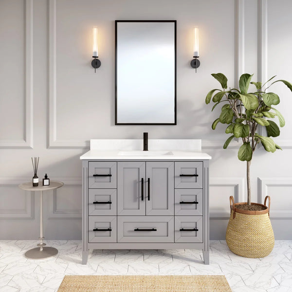 Hudson Gray Bath Vanity by Studio Bathe