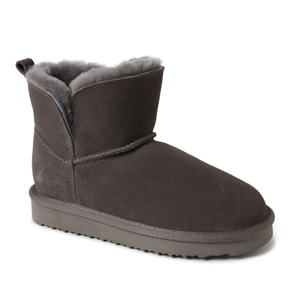 Fireside By Dearfoams Kid's Bunbury Genuine Shearling Boot