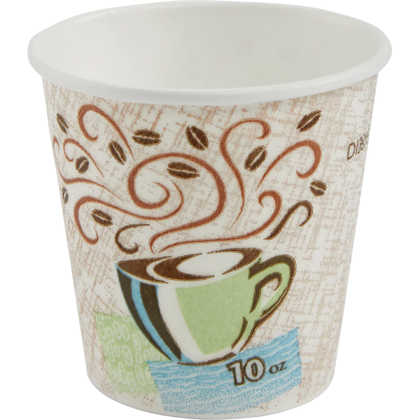 PerfecTouch Insulated Paper Hot Cups, Coffee Haze, 10 oz, 500 ct