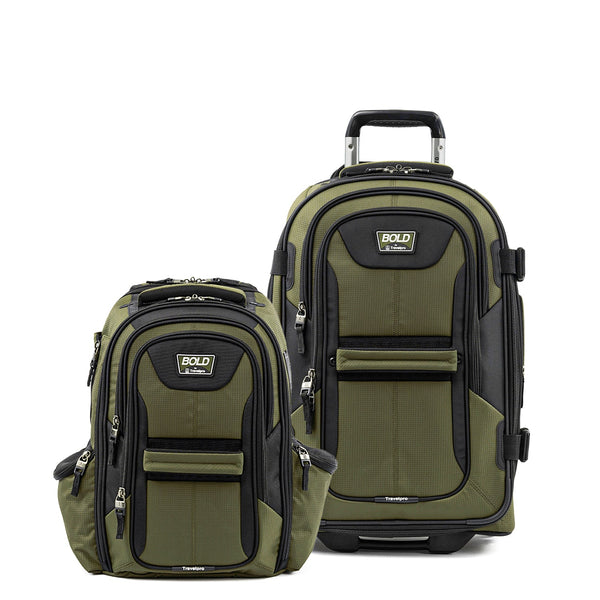 Bold by Travelpro 17" Computer Backpack & 22" Rollaboard