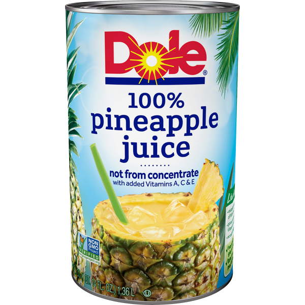 100% Pineapple Juice, 46 fl oz, 3 ct