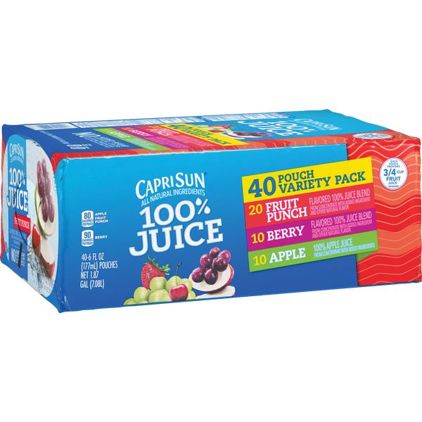 100% Juice Blend, Variety Pack, 6 fl oz, 40 ct