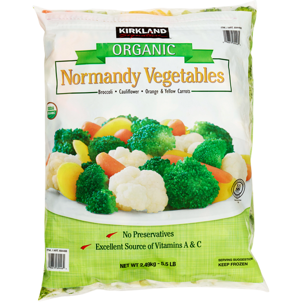 Organic Normandy Vegetable Blend, 5.5 lbs