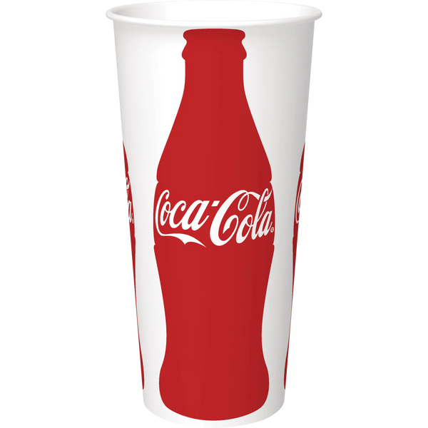 Coca-Cola Paper Cold Cups, 32 oz, 600 ct