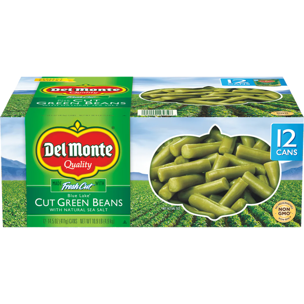 Cut Green Beans, 14.5 oz can, 12 ct