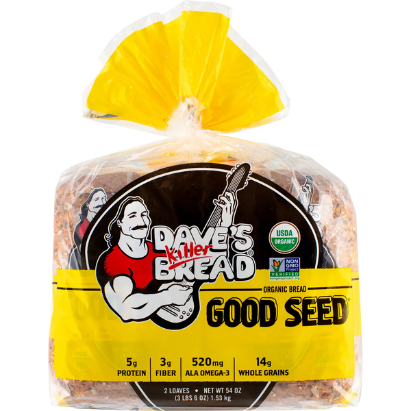 Organic Bread, Good Seed, 27 oz, 2 ct