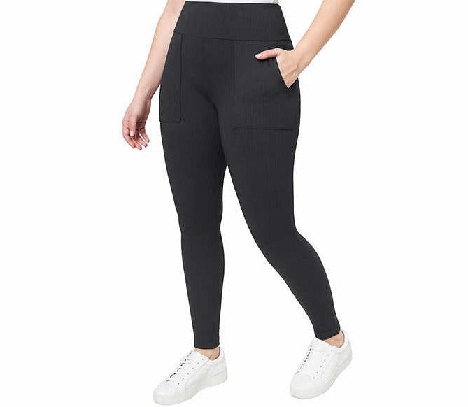 NEW Women with Control Pants Ink / Leaf TALL XS