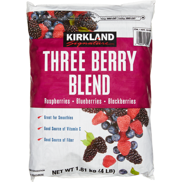 Kirkland Signature Three Berry Blend, 4 lbs