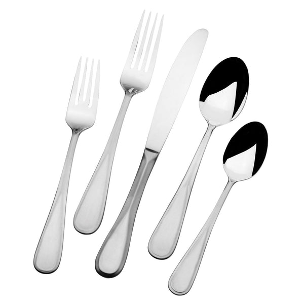 Bravo Satin 45-Piece Flatware Set