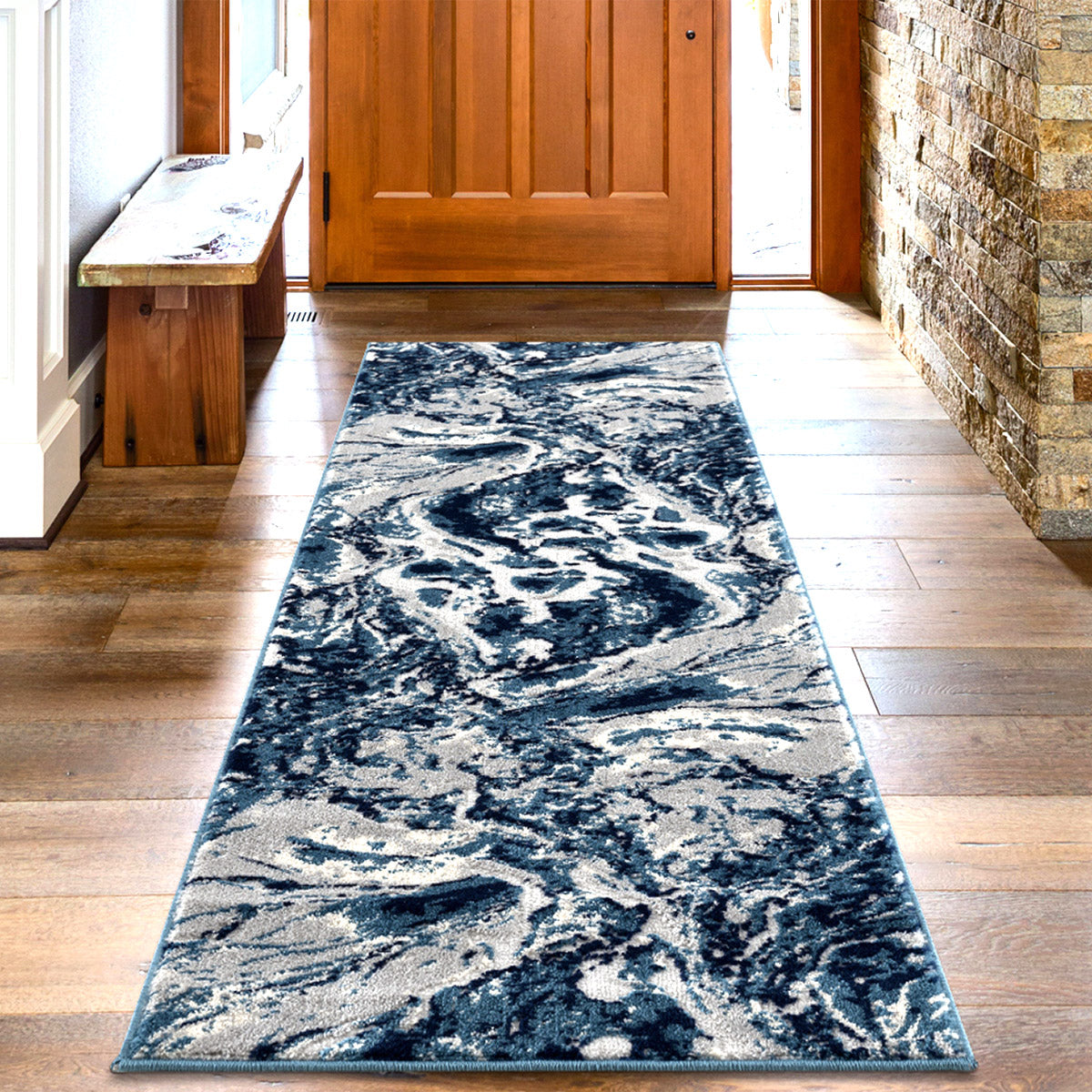 Indoor/Outdoor Rug Collection, Blue