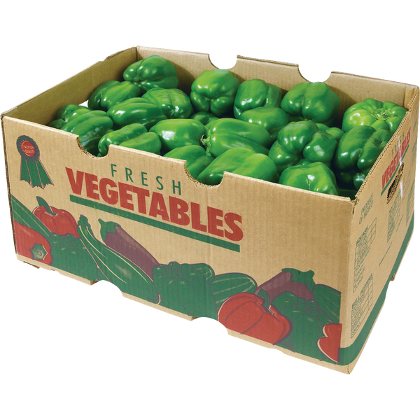 Green Bell Peppers, 25 lbs