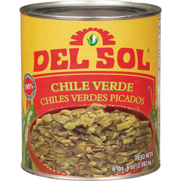 Chile Verde, #10 can, 6 lbs 6 oz