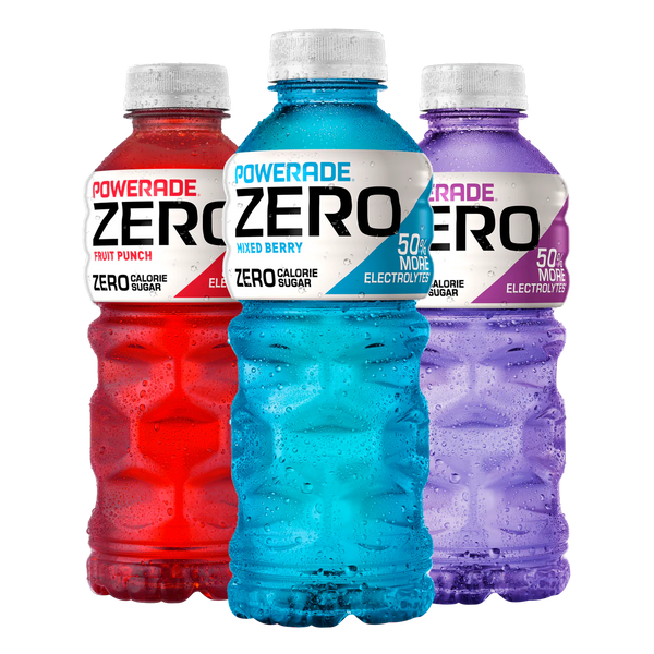 Zero Sports Drink, Variety Pack, 20 fl oz, 24 ct