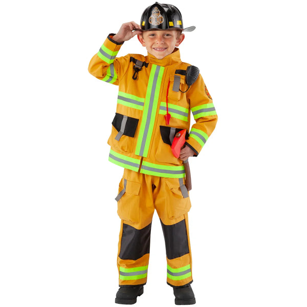 Firefighter Child Costume, Yellow